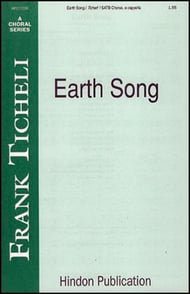 Earth Song SATB choral sheet music cover Thumbnail